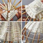 Modelli di intreccio in rattan