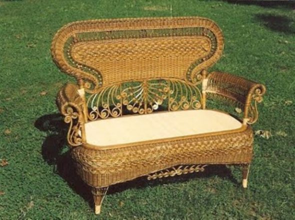Mobili in vimini per il relax