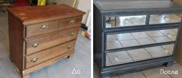 Restauro fai da te di mobili sovietici prima e dopo