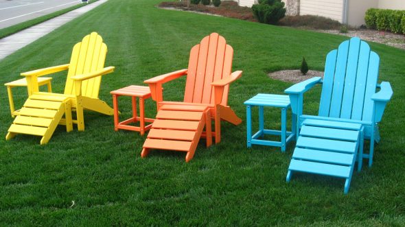 Mobili da giardino fai da te colorati