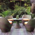 Mobili da giardino in rattan artificiale