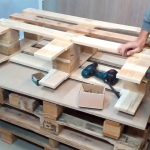 Mobili da giardino realizzati in pallet