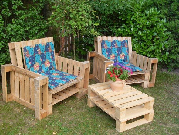 Mobili da giardino fai da te