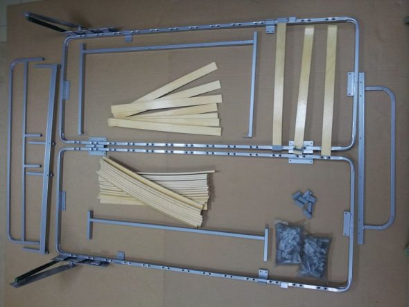 Sistema di trasformazione armadio-letto