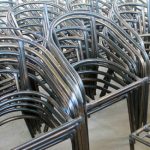 mobili in rattan con struttura in alluminio