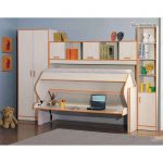 Set bianco con letto trasformabile