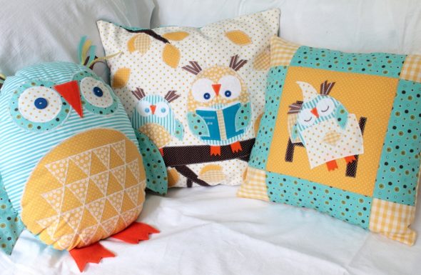 Cuscini decorativi Gufi per la cameretta dei bambini