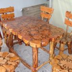 foto di mobili da giardino in legno