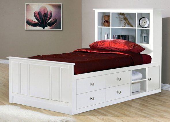 letto per bambini con cassetti