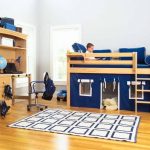 Letto a soppalco per bambini con area giochi Casa