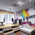 Design moderno per la cameretta dei ragazzi