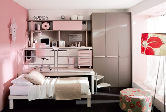Design per camerette piccole per ragazze
