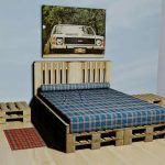 Appartamento da scapolo con mobili in pallet