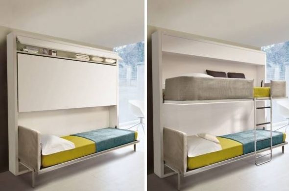 Letto a castello trasformabile