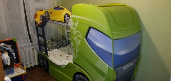 Letto a castello per ragazzi