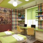 Gabbia all'interno di una stanza in stile loft