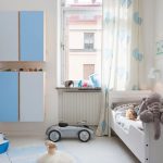 Bella e delicata cameretta per un bambino