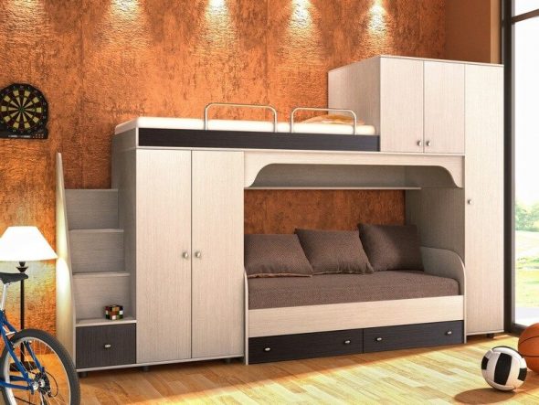 Bellissimo e funzionale letto a soppalco