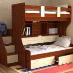 Bellissimo e funzionale letto a soppalco con cassetti extra e zona notte