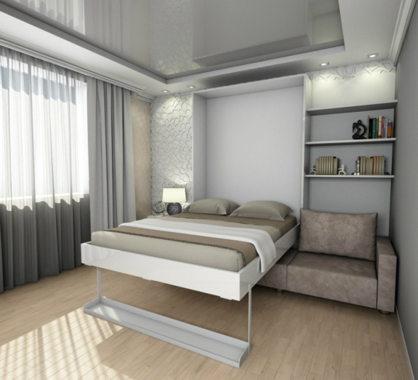 Divano letto a forma di trasformatore
