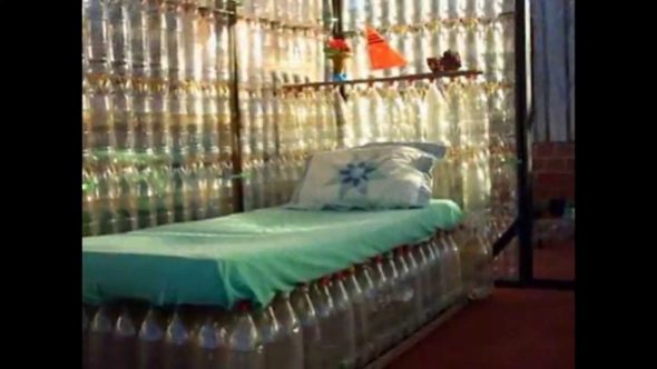 Letto di bottiglia fai da te