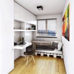 Letto in pallet per una stanza in stile scandinavo