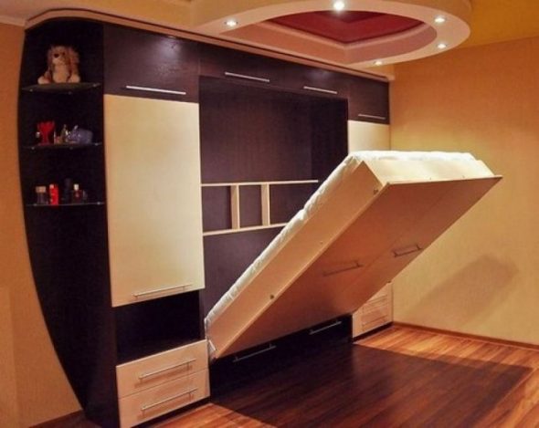 Armadio-letto ad uso permanente