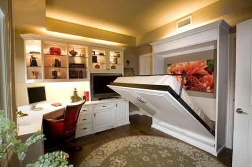 Letto guardaroba all'interno