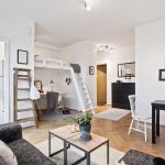 Monolocale in stile scandinavo