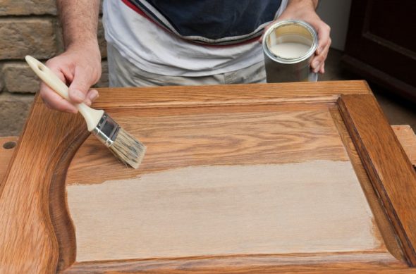 Verniciatura di prodotti in legno