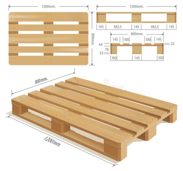 Pallet smontati