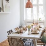mobili in vimini realizzati in rattan artificiale nel design della casa