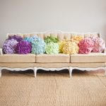 Cuscini per interni Fiori arcobaleno