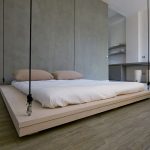 Letto sospeso in stile loft