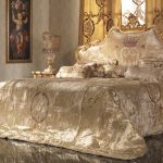 letto di metallo di lusso