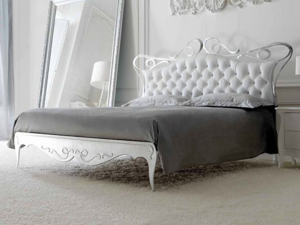 Šik postelja za shabby chic slog