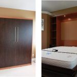 Letto guardaroba per una piccola stanza