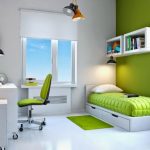 Camera da letto moderna per una moderna signorina