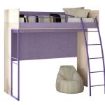 Letto elegante dalla forma insolita