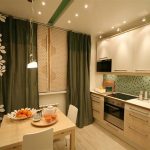Illuminazione spot all'interno della cucina