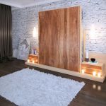Letto a muro per camera da letto in stile loft