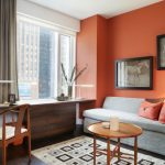 Noce americano con rovere e noce milanese