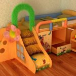 Lettino sicuro per bambini con personaggi dei cartoni animati