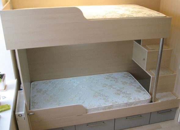 Letto a castello per bambini sicuro e bello