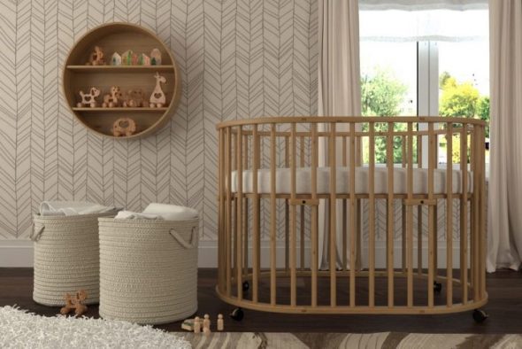 Letto trasformabile in legno