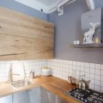 Cucina in legno fatta a mano