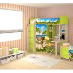 Letto combinato per bambini Madagascar