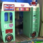 Letto a soppalco per bambini Bus
