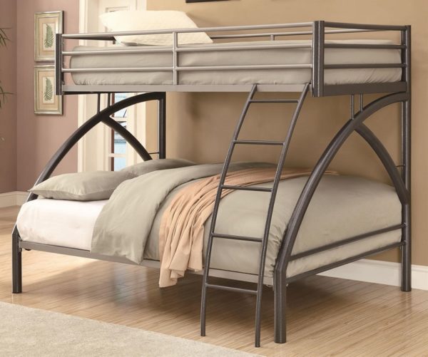 letto realizzato in tubi profilati