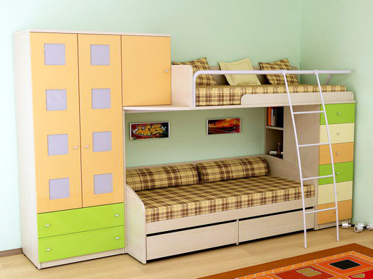 Gabbia per letto a castello
